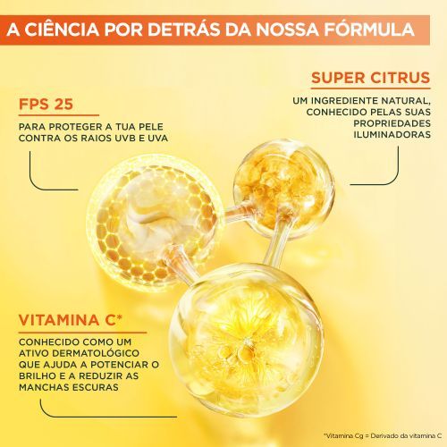 Sérum Creme 2 em 1 com Vitamina C e FPS 25